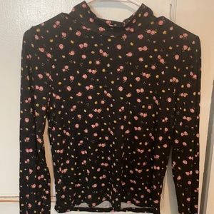 Urban outfitters long sleeve floral Tee